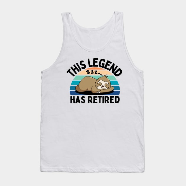 This Legend Has Retired Tank Top by Annabelhut